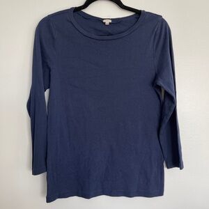 J Crew 3/4 Sleeve Top